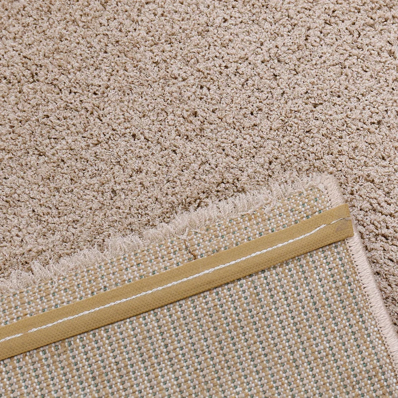 Teppich Hochflor Beige Extra Weich Mikrofiber Flauschiger für Wohnzimmer, Schlafzimmer, kinderzimmer