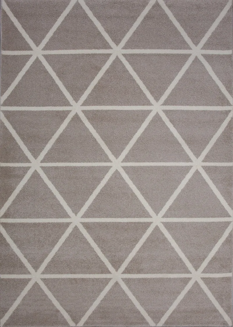Teppich Kurzflor Pastellfarben Weiss Rauten Design Robust in versch. Farben, für Wohnzimmer, Schlafzimmer, küche