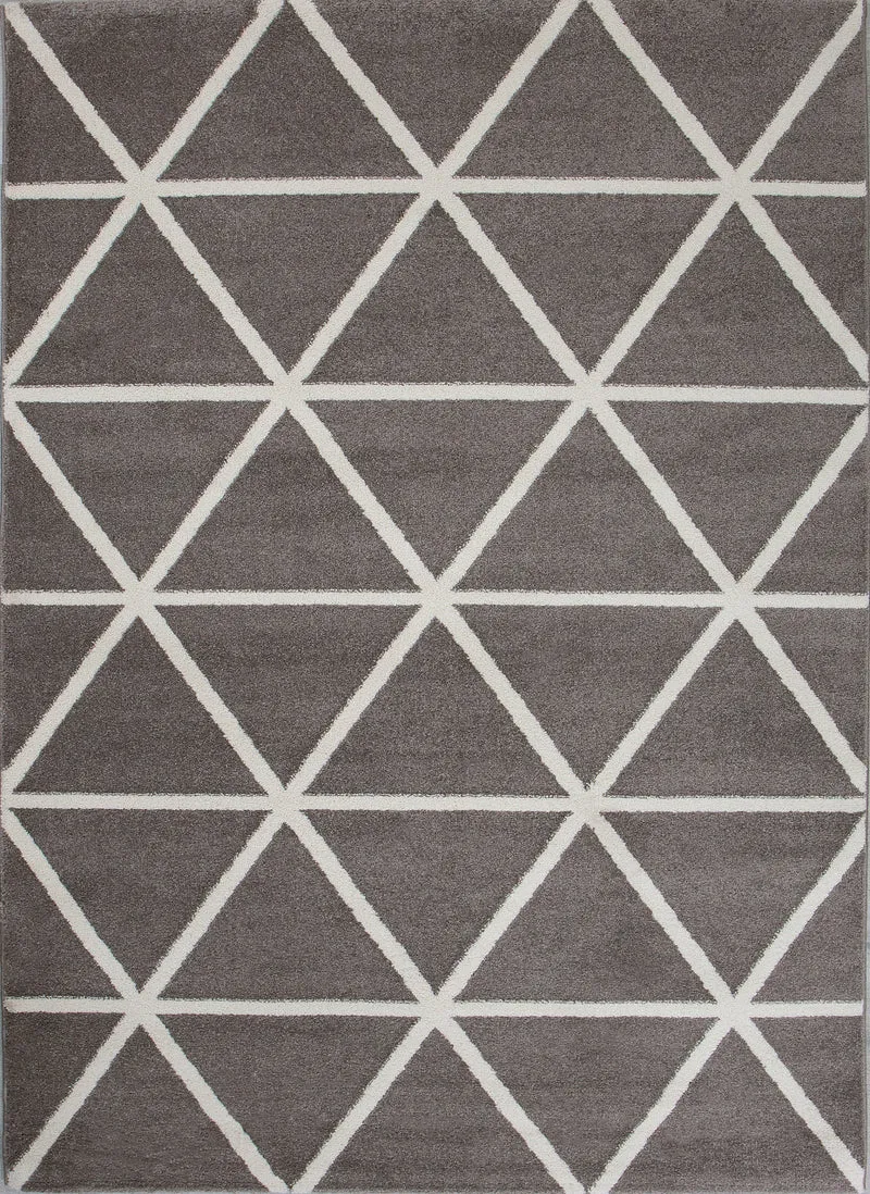 Teppich Kurzflor Pastellfarben Weiss Rauten Design Robust in versch. Farben, für Wohnzimmer, Schlafzimmer, küche
