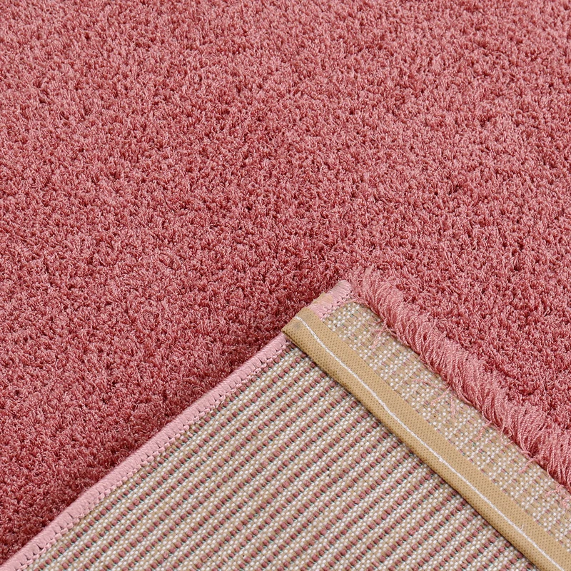Teppich Hochflor Rosa Extra Weich Mikrofiber Flauschiger für Wohnzimmer, Schlafzimmer, kinderzimmer