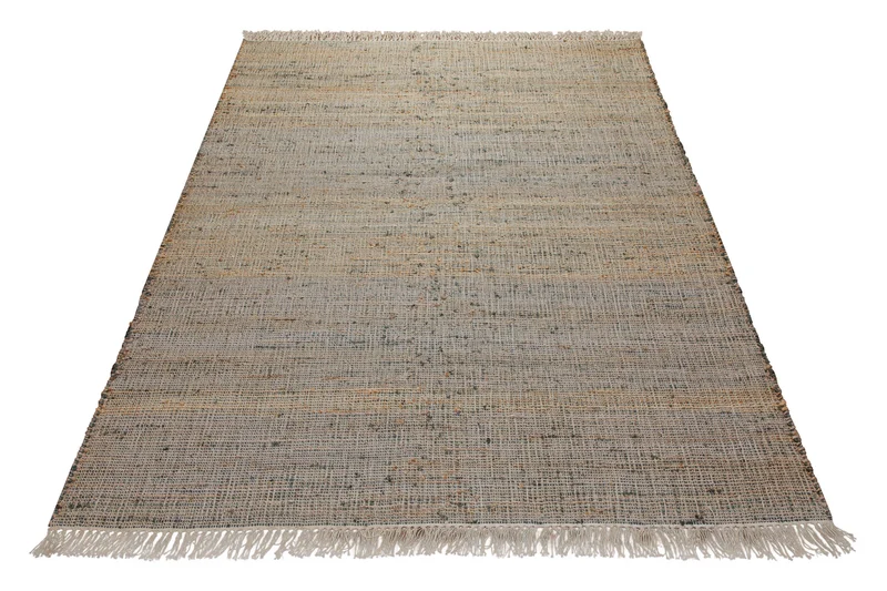 160x230 Teppich Wohnzimmer Sandkorn-Melange – Naturfaserteppich in dezenter Vielfarbigkeit