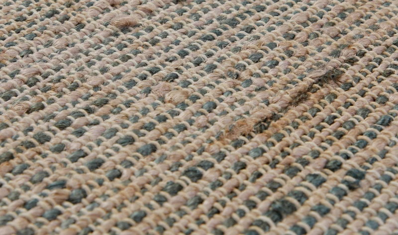 160x230 Teppich Wohnzimmer Sandkorn-Melange – Naturfaserteppich in dezenter Vielfarbigkeit