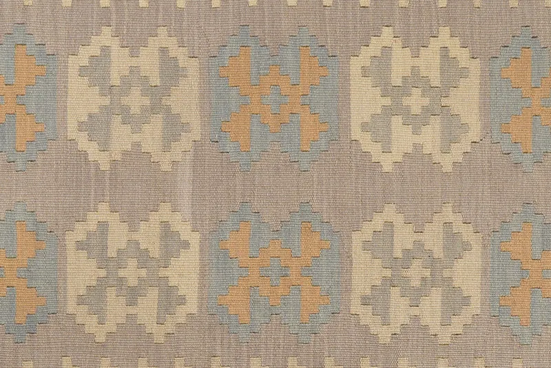 Kelim Gashgai · Handgewebt – Grau, 177x122 cm