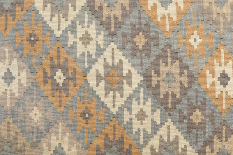 Kelim Gashgai · Handgewebt – Blau, 239x170 cm