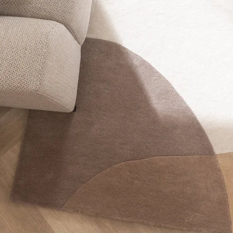 Wollteppich Abstrakt - Clarice Creme Beige