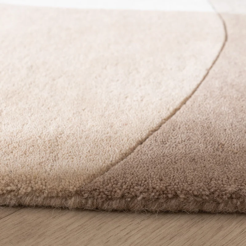 Wollteppich Abstrakt - Clarice Creme Beige