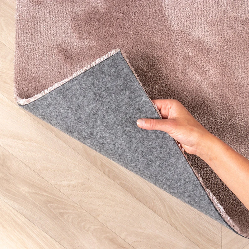 Waschbarer Viskose Teppich - Vive Altrosa