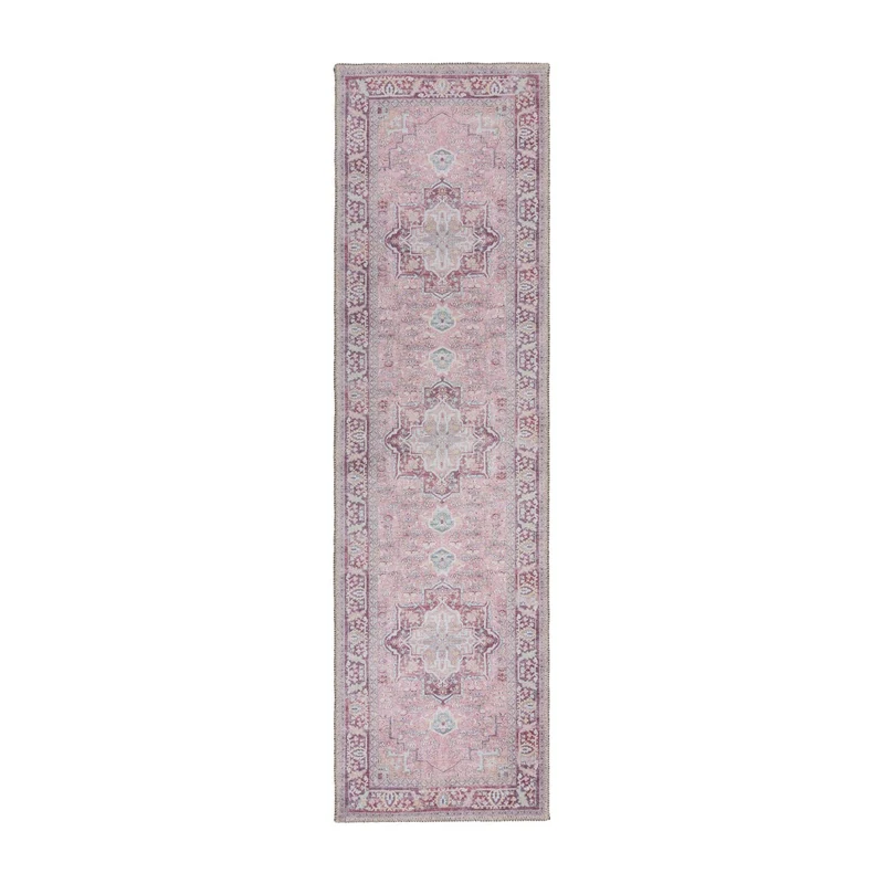 Waschbarer Läufer - Reido Traditinal Rosa