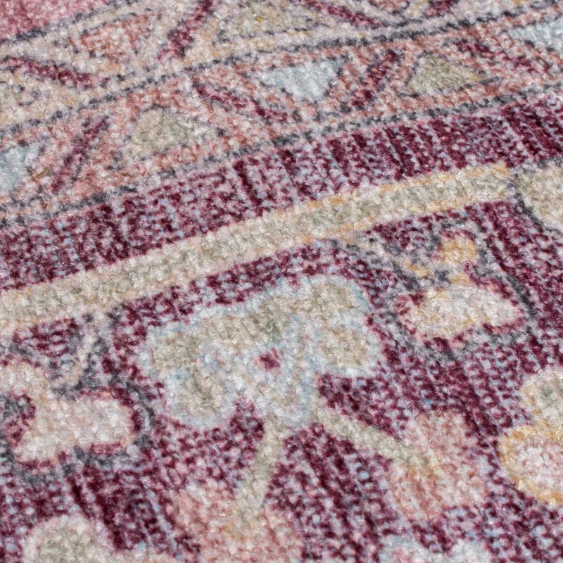 Waschbarer Läufer - Reido Traditinal Rosa