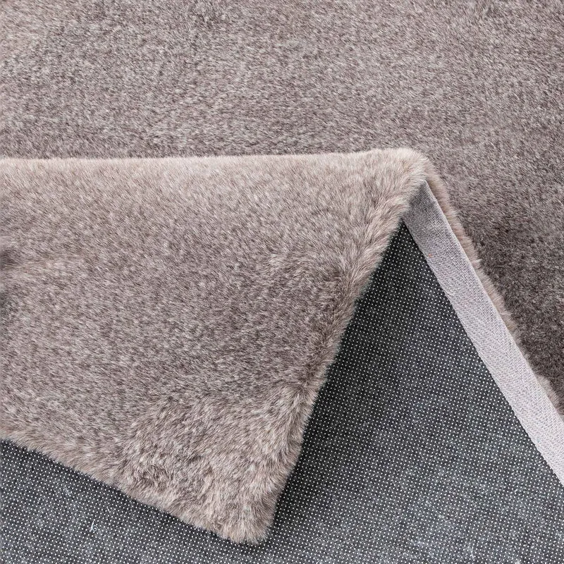 Fellteppich Kunstfell Teppich Imitat Meliert mit Doppelter Farbverlauf Dicht Flauschig Seidiger Glanz Hochflor