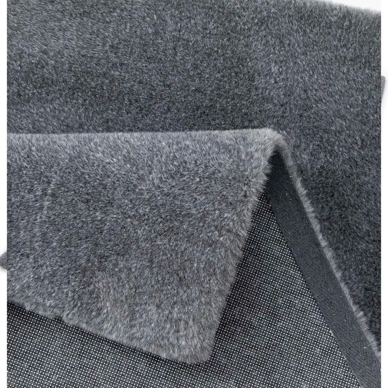 Fellteppich Kunstfell Teppich Imitat Meliert mit Doppelter Farbverlauf Dicht Flauschig Seidiger Glanz Hochflor
