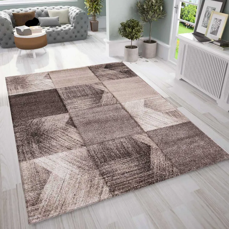 Designer Teppich Wohnzimmer Inneneinrichtung Modern Beige