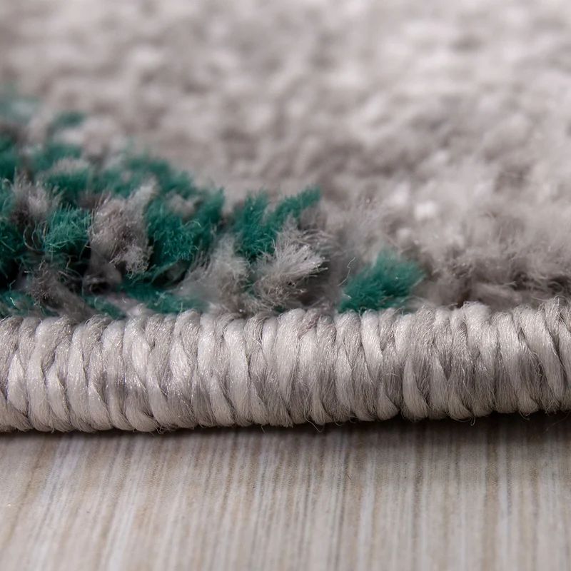 Designer Moderner Wellen Teppich Wohnzimmer Inneneinrichtung Neu Grün