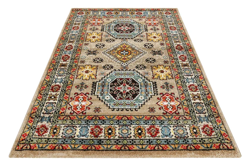 Teppich Beige Sand Kurzflor "Majorelle" WECONhome