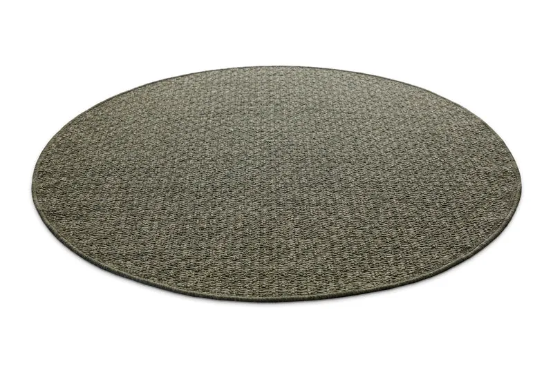 In- & Outdoor Teppich Rund Grau Olive, pflegeleicht & wetterfest "Miami South Beach" WECONhome