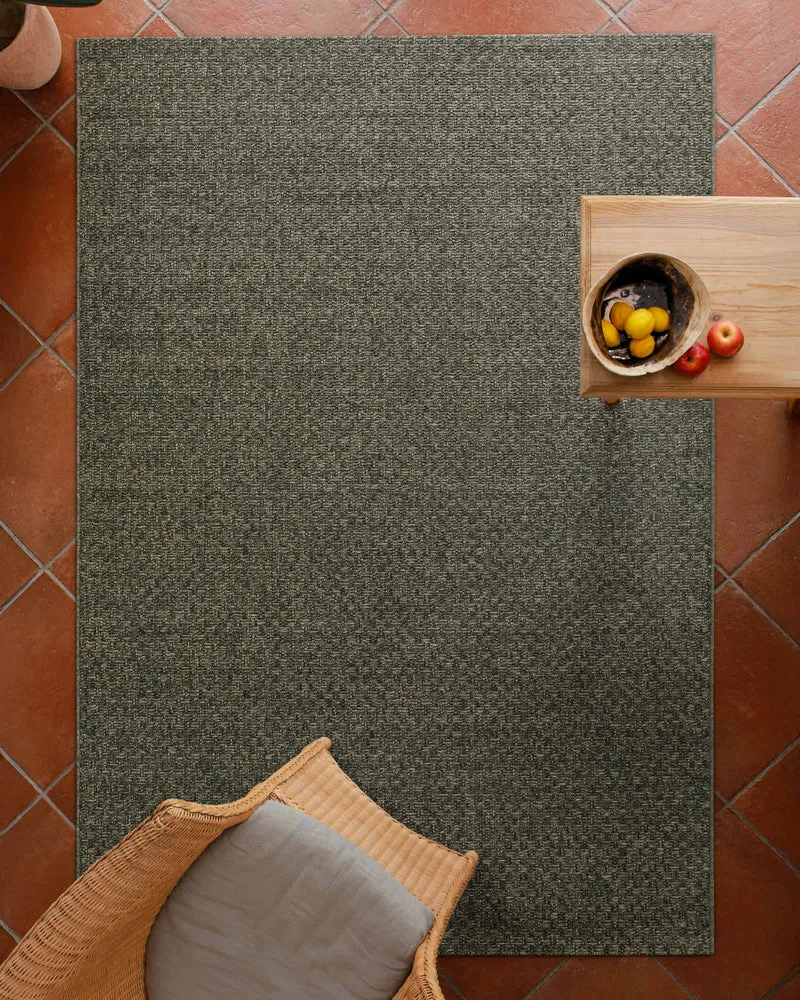 In- & Outdoor Teppich Grau Oliv, pflegeleicht & wetterfest "Miami South Beach" WECONhome