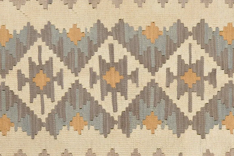 Kelim Gashgai · Handgewebt – Beige, 185x122 cm