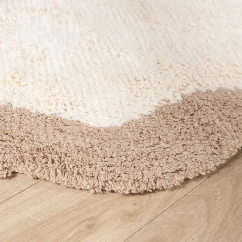 Waschbarer Läufer - Hazy Beige Creme