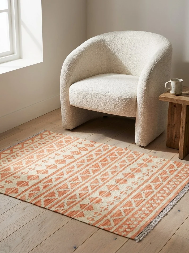 Kelim Gashgai · Handgewebt – Beige, 146x104 cm