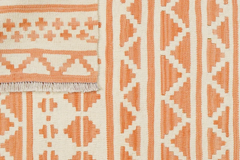 Kelim Gashgai · Handgewebt – Beige, 146x104 cm