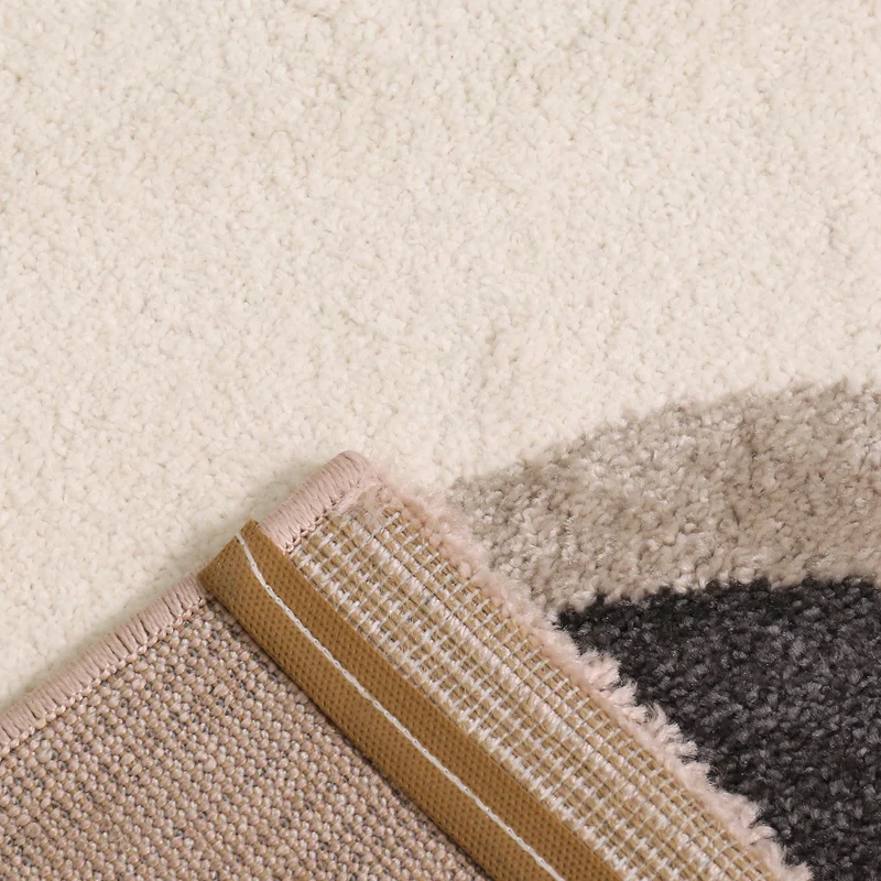 Kinderteppich Teppich Lama König Sterne Spielzimmer Kinderzimmer Babyzimmer Pink Creme Kurzflor weich flauschig