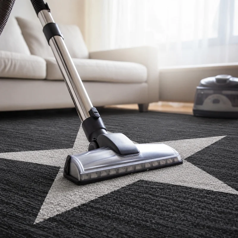 Teppich Kurzflor Sternmuster Modern in Schwarz für Jugendzimmer, kinderzimmer, wohnzimmer