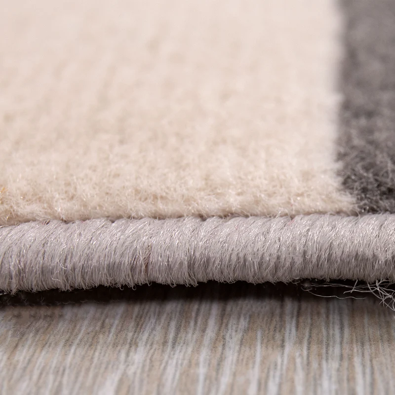Teppich Wohnzimmer Schlafzimmer Flur Teppich Dreiecksmuster Gelb