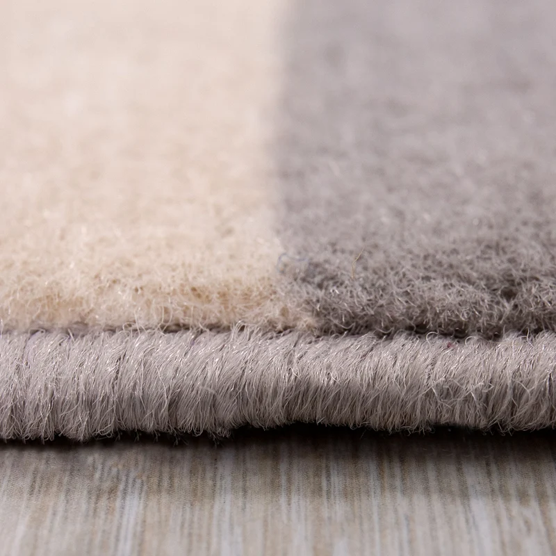 Teppich Wohnzimmer Schlafzimmer Flur Teppich Dreiecksmuster Blau