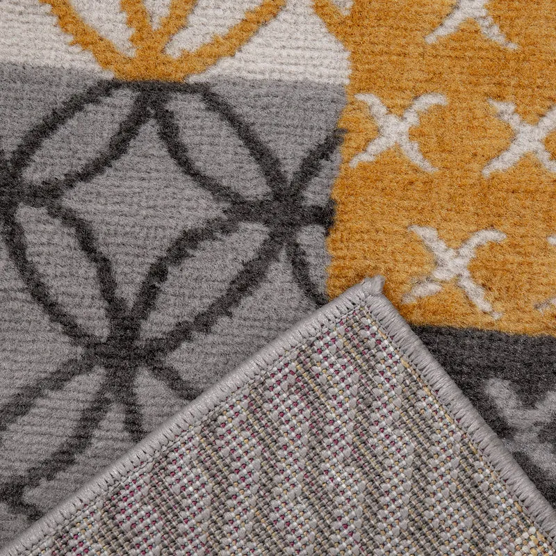 Moderner Teppich mit Patchworkmuster für das Wohnzimmer & Schlafzimmer
