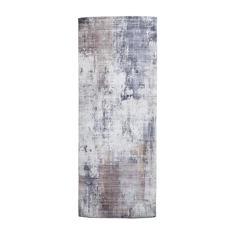 Waschbarer Läufer - Domingo Grunge Taupe Creme