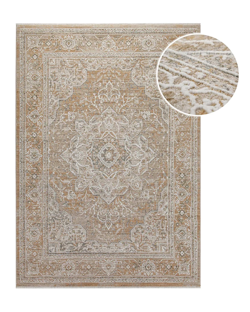 Esprit Kurzflorteppich Braun Beige "Vintage Soul"