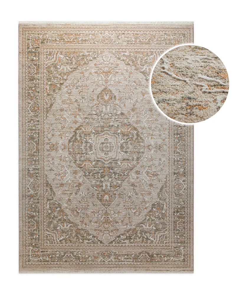 Esprit Kurzflorteppich Sand Beige "Soft Vintage"