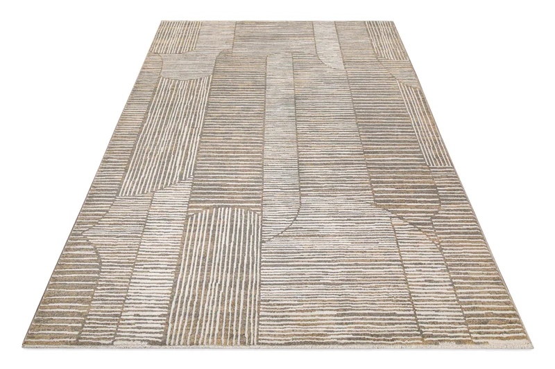 Esprit Kurzflorteppich Beige Grau "Raymond"