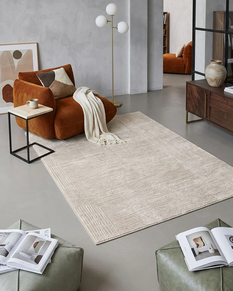 Esprit Kurzflorteppich Beige Multi "Raymond"