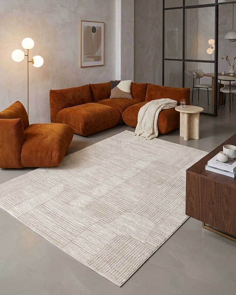 Esprit Kurzflorteppich Beige Multi "Raymond"