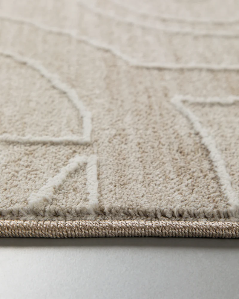 Esprit Kurzflorteppich Beige Multi "Beatle-B"