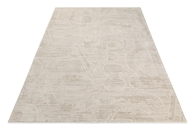 Esprit Kurzflorteppich Beige Multi "Beatle-B"