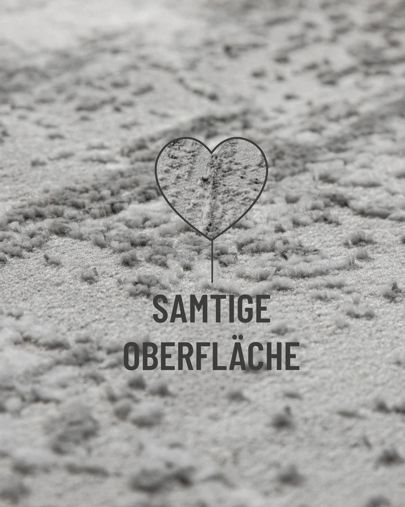 Esprit Kurzflorteppich Grau Silber "Feel Vintage 2.0"