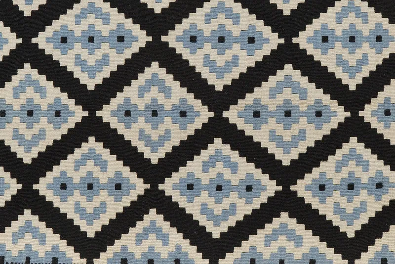 Kelim Gashgai · Handgewebt – Schwarz, 236x178 cm