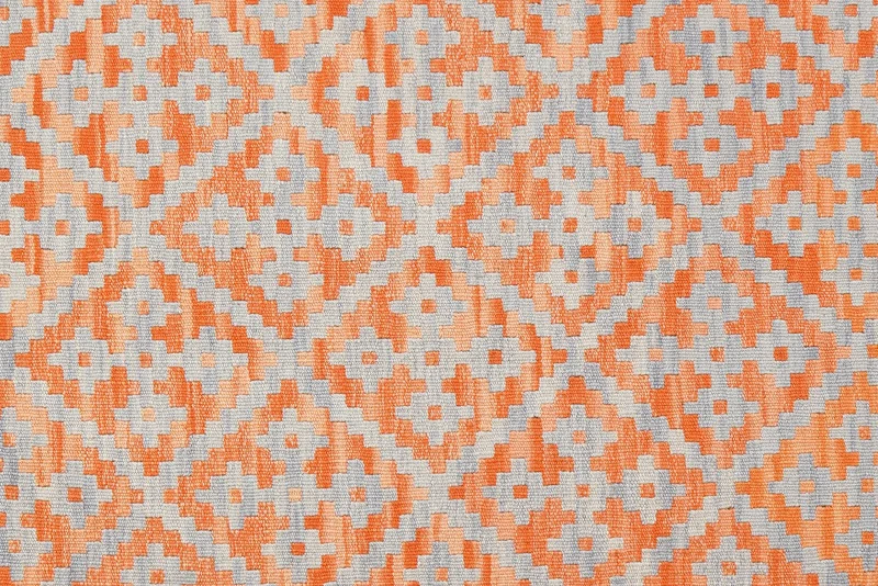 Kelim Gashgai · Handgewebt – Grau, 172x125 cm