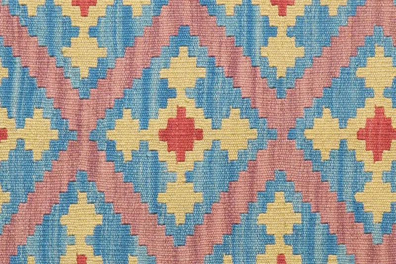 Kelim Gashgai · Handgewebt – Blau, 147x102 cm