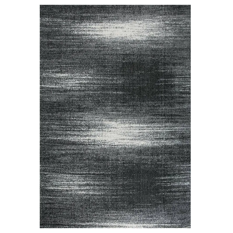 Nizza9074 Grau Shaggy Teppich Microfaser Extra Flauschig