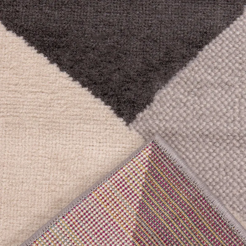Teppich Wohnzimmer Schlafzimmer Flur Teppich Geometrisches Muster Gelb
