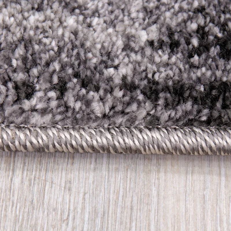 Designer Teppich Wohnzimmer Inneneinrichtung Modern Marmor Rot Optik Teppich Friseé