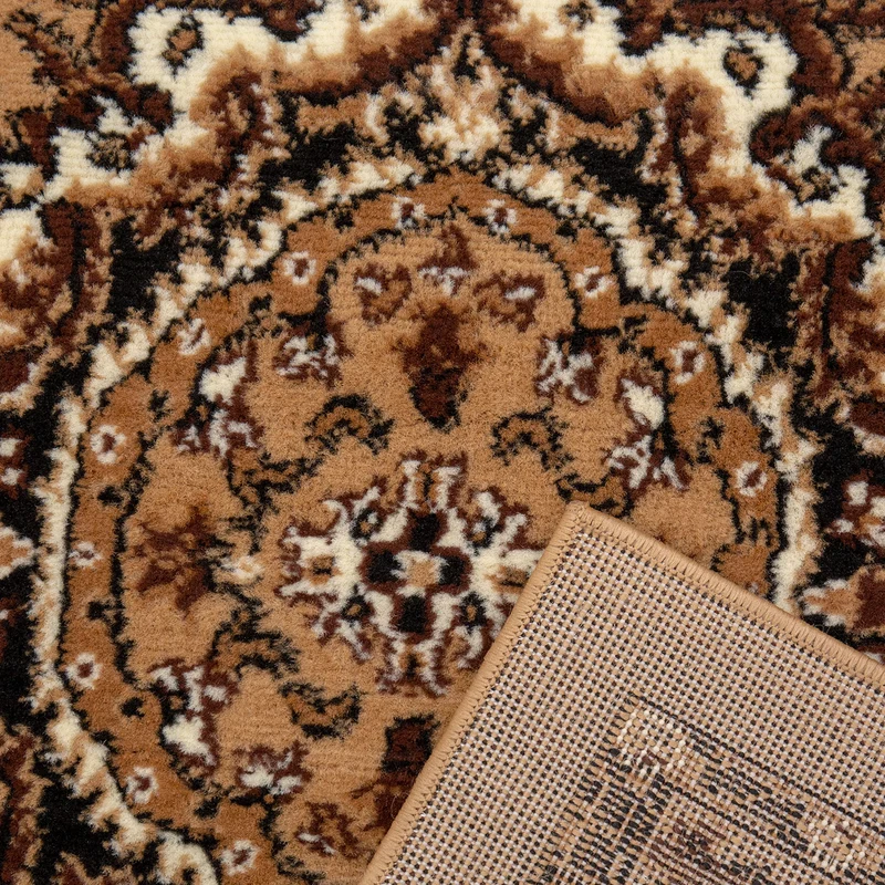 Teppich Klassisch Orient dicht gewebt Wohnzimmer, Schlafzimmer, Küche Braun Beige