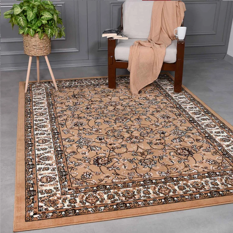 Teppich Klassisch Orient Blumenmuster dicht gewebt Wohnzimmer Schlafzimmer Läufer