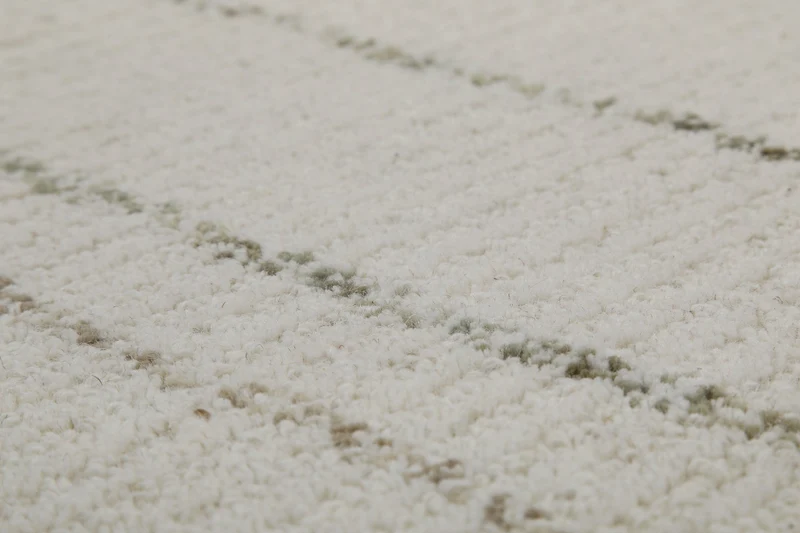 Kurzflor Teppich Rund Creme Weiß "Hamptons THIRTYNINE" WECONhome