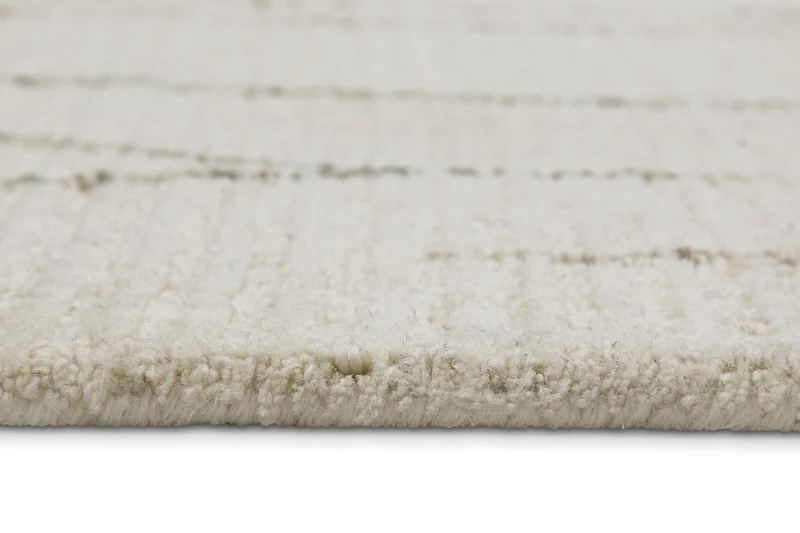 Kurzflor Teppich Rund Creme Weiß "Hamptons THIRTYNINE" WECONhome