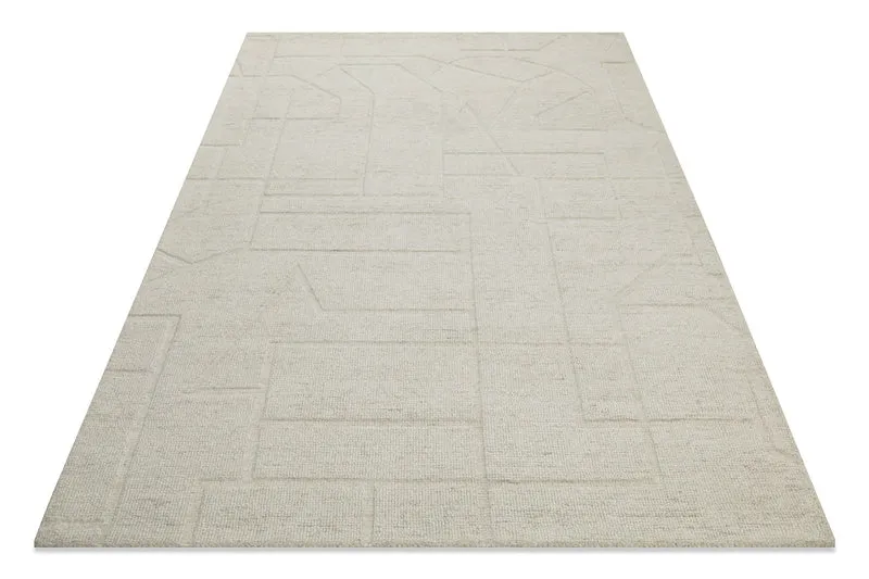 Kurzflor Teppich Creme Weiß "Hamptons TWENTYEIGHT" WECONhome
