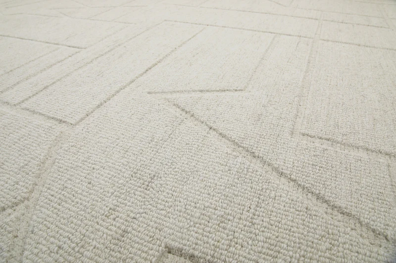Kurzflor Teppich Creme Weiß "Hamptons TWENTYEIGHT" WECONhome